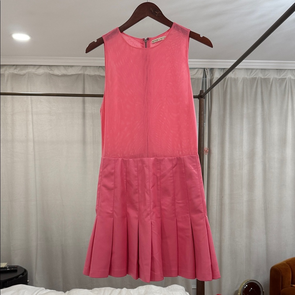 Alice + Olivia Chara Mini Dress in Primrose | REVOLVE